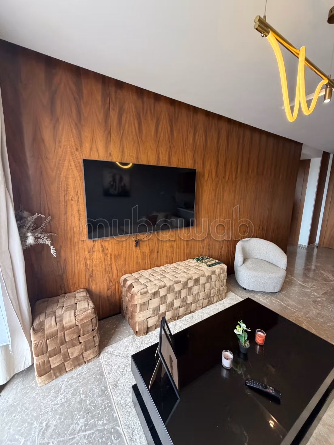 Appartement à louer à Casablanca Finance City. 2 grandes pièces. Bien meublé — 3