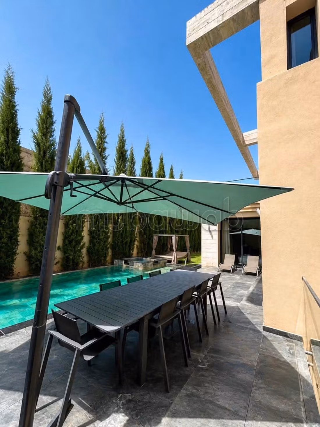 Luxury house for sale on Ourika Road. 7 comfortable bedrooms and heated pool