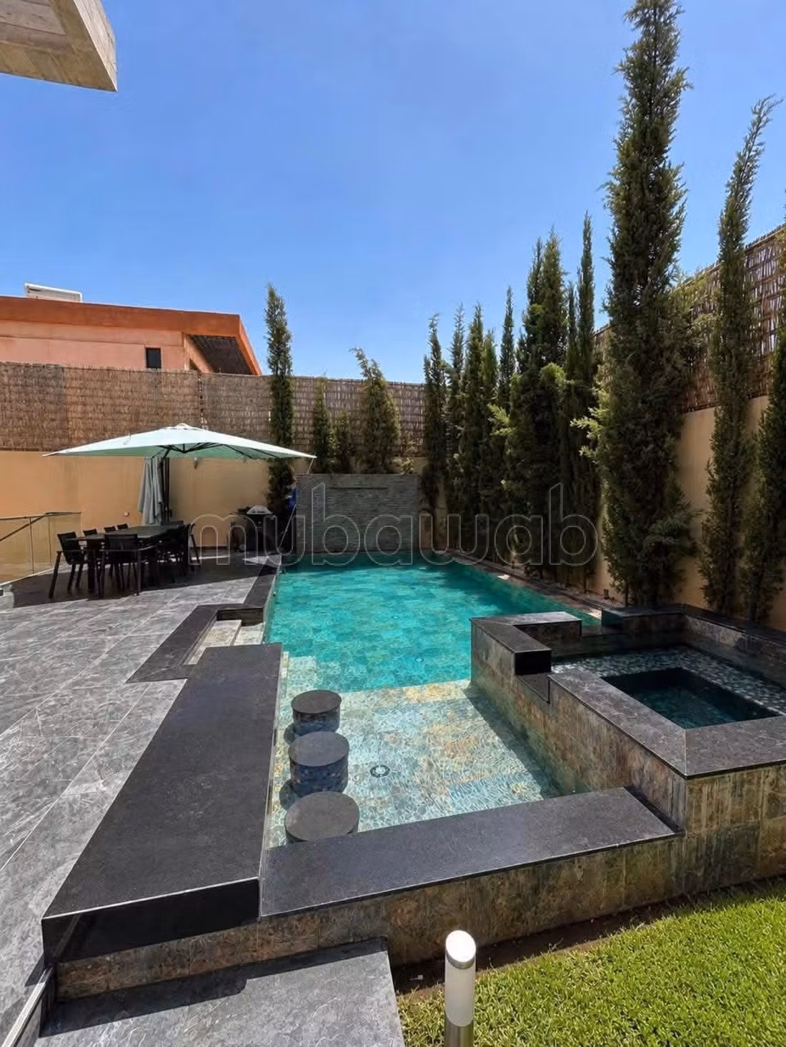 Luxury house for sale on Ourika Road. 7 comfortable bedrooms and heated pool
