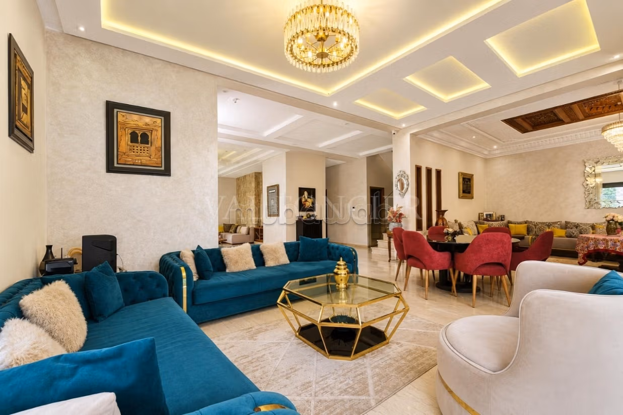 Vente Magnifique Villa 402m2 4chambres avec Piscine, Bouskoura