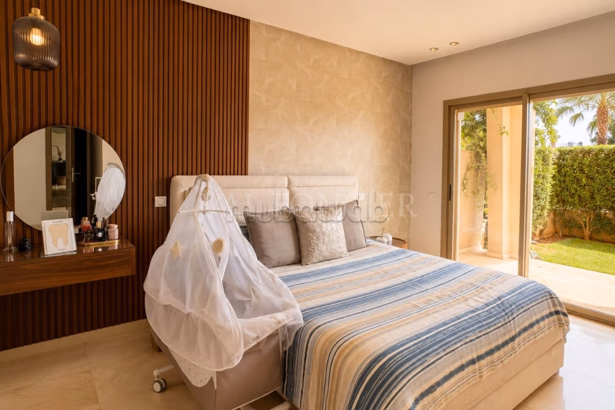 Vente Appartement 188m2 3chambres avec jardin privatif, 
Bouskoura