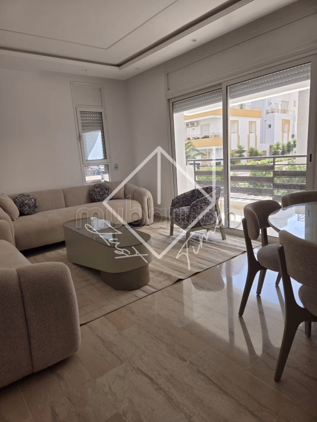 Furnished S3 apartment for rent in Jardin del Menzah