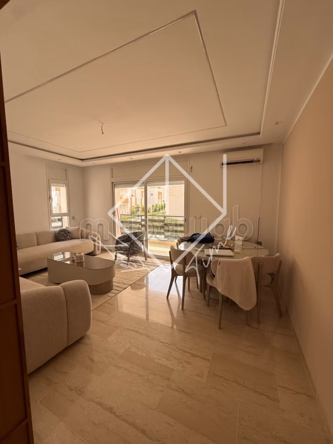 Furnished S3 apartment for rent in Jardin del Menzah