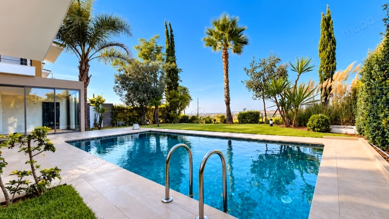 Villa d’Exception Front Golf – 4 Suites – Palmeraie Bouskoura