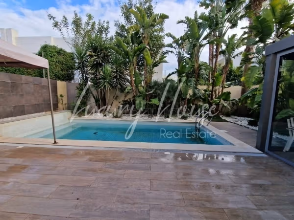 Duplex di lusso S3 con piscina e giardini a Soukra
