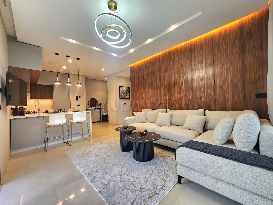 Bel appartement en location à Casablanca Finance City.
Surface de 70 m².
Meublé — 4