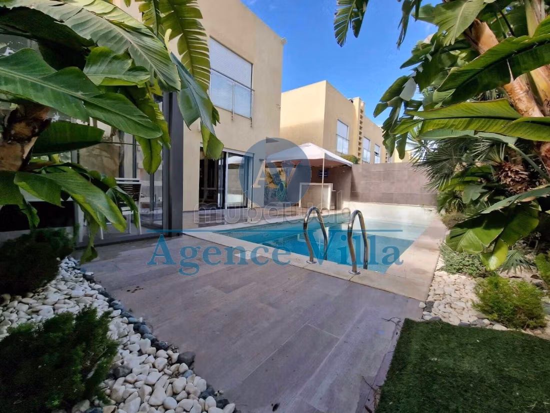 For rent - Superb duplex S3 with pool in La Soukra