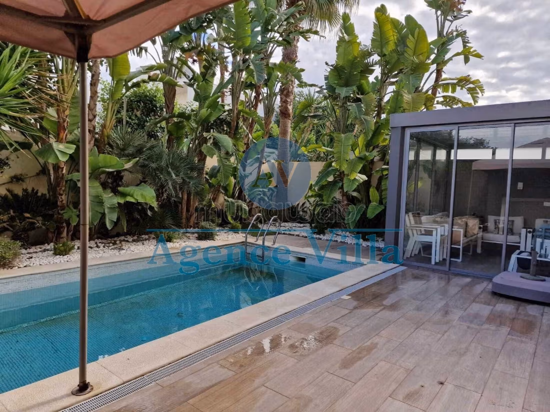 For rent - Superb duplex S3 with pool in La Soukra