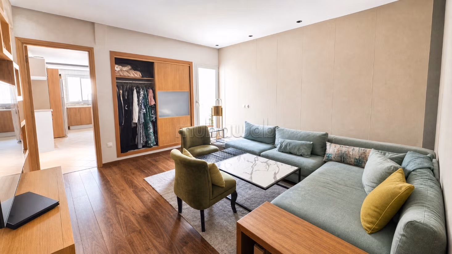 Appartement à louer à Triangle d'Or. 2 chambres. Bien meublé — 4
