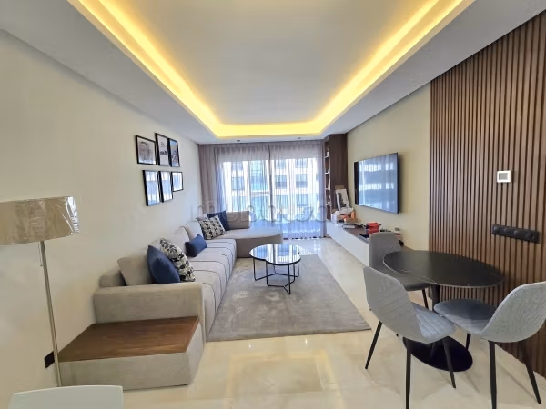 Superbe appartement à louer à Casablanca Finance City. 1 belle chambre. Meublé