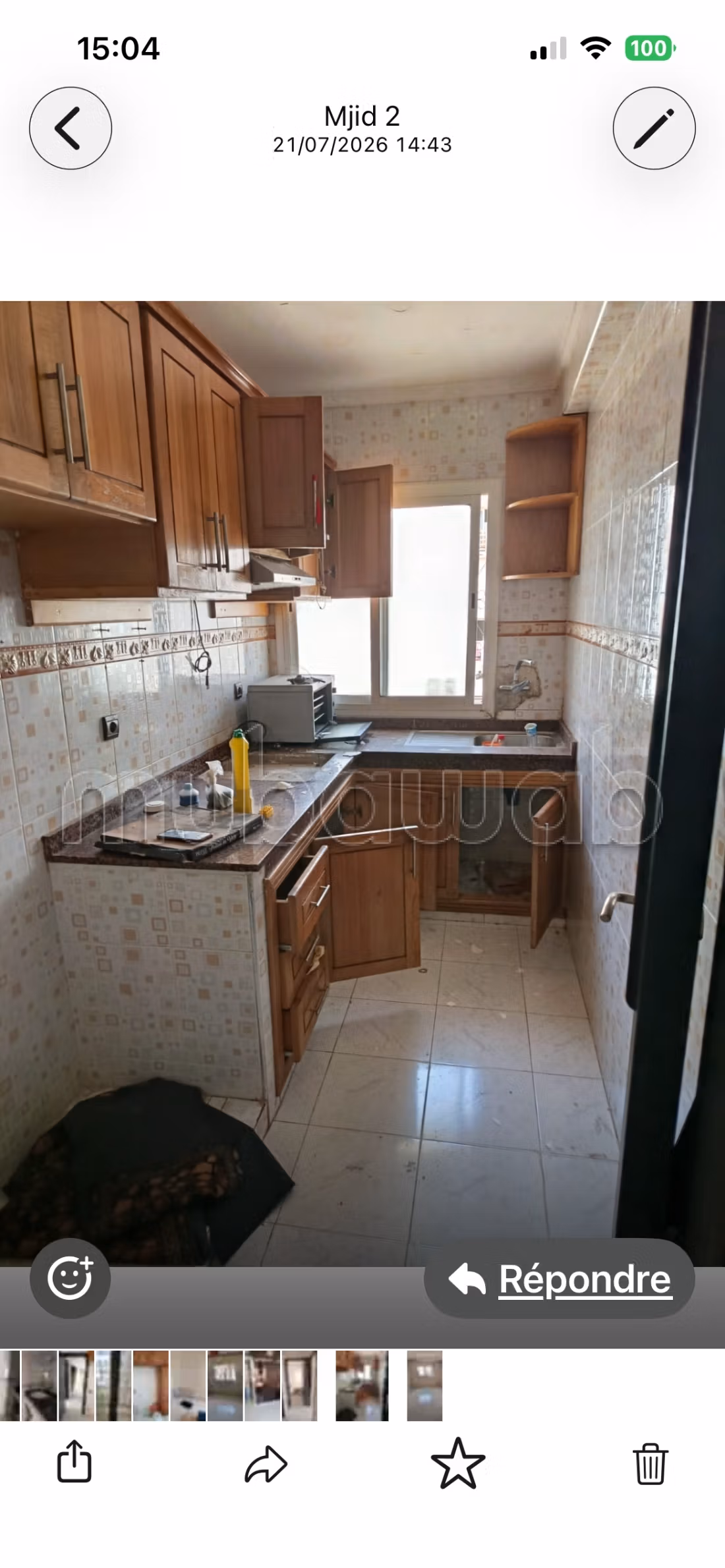 Vend appartement à Oulfa. 2 belles chambres. Porte blindée, sécurité — 2