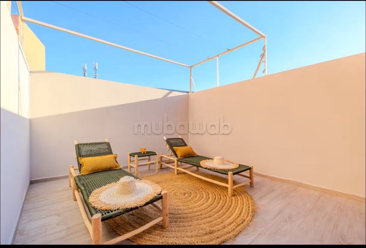 Vend appartement à Guéliz. 2 belles chambres. Meublé — 6