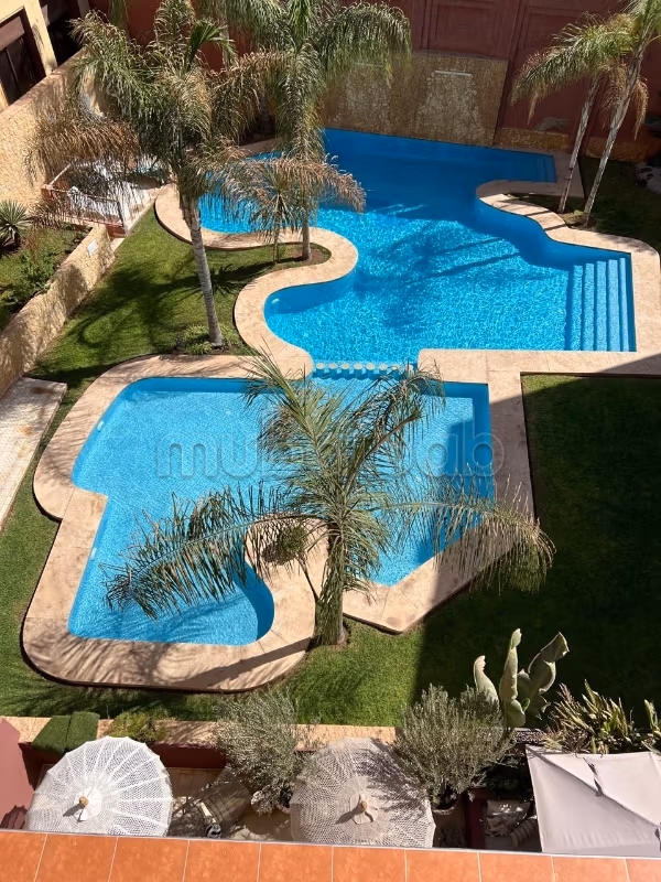 Appartement de prestige 166 m² à vendre – 3 suites – Résidence avec piscine – Semlalia, Marrakech