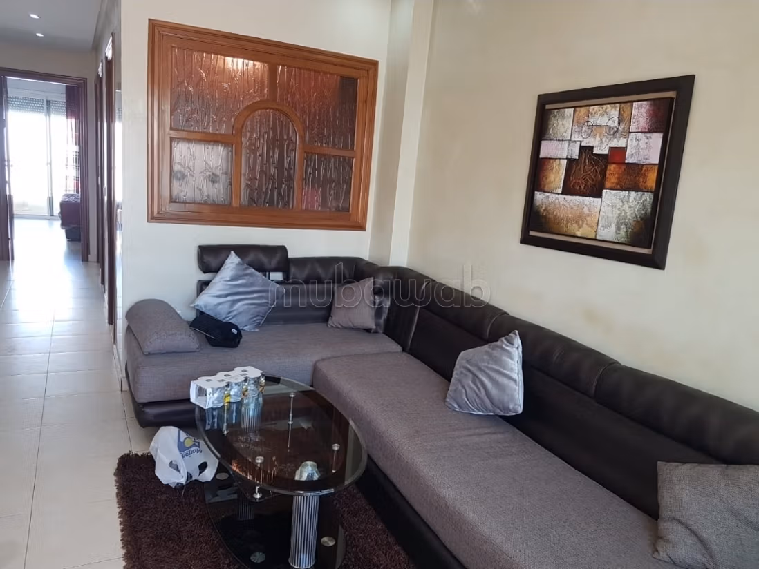 Appartement F2 meublé avec terrasse sur agdal