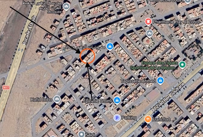 Magasin / Dépôt de 117m² à louer dans le quartier des fleurs, Oujda