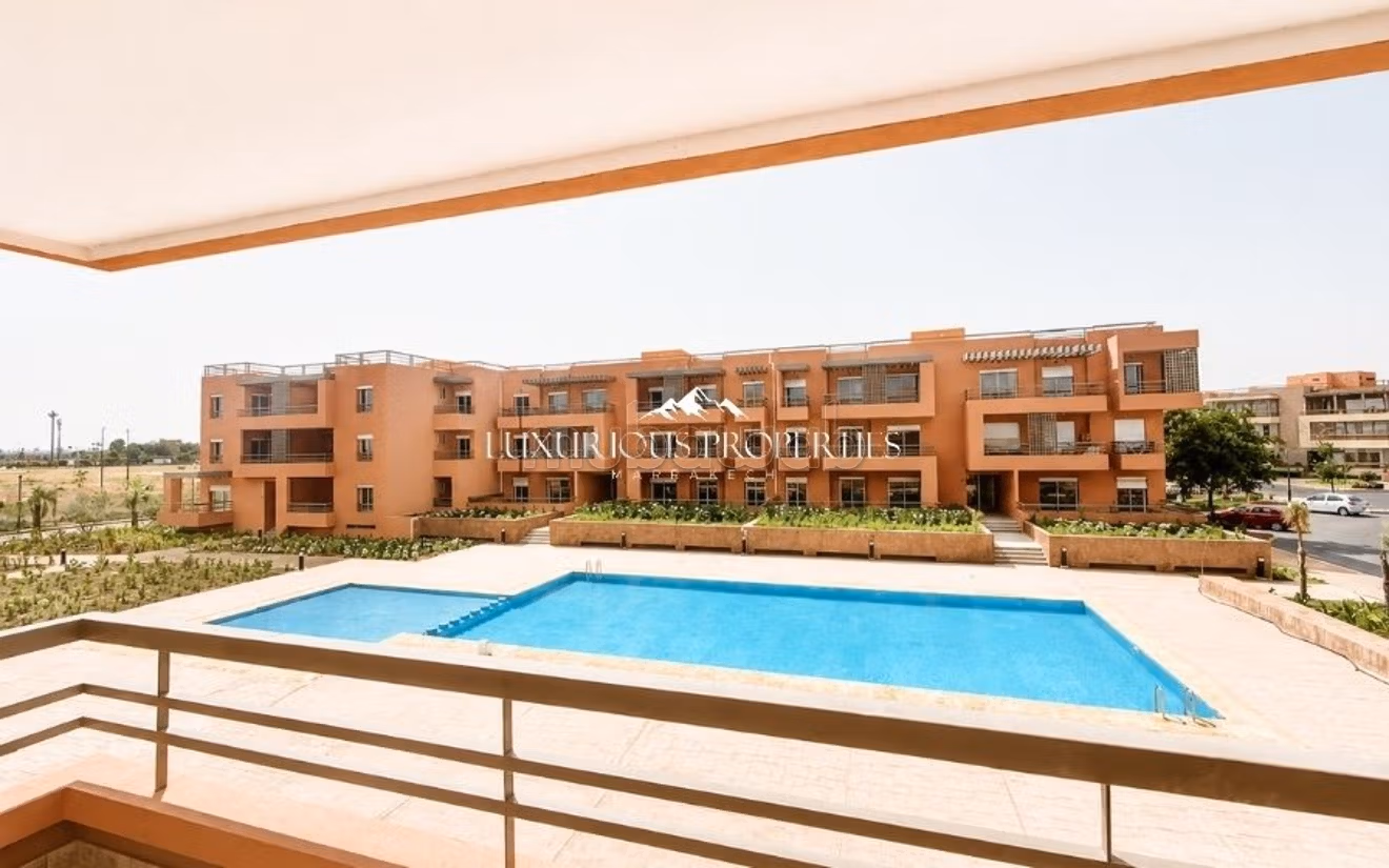 Appartement 2 chambres avec vue piscine,
Agdal — 2