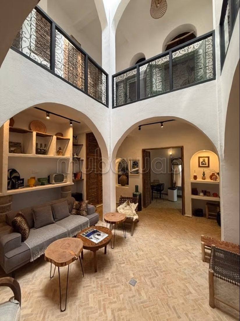 Riad vu mer dans le médina d'Essaouira