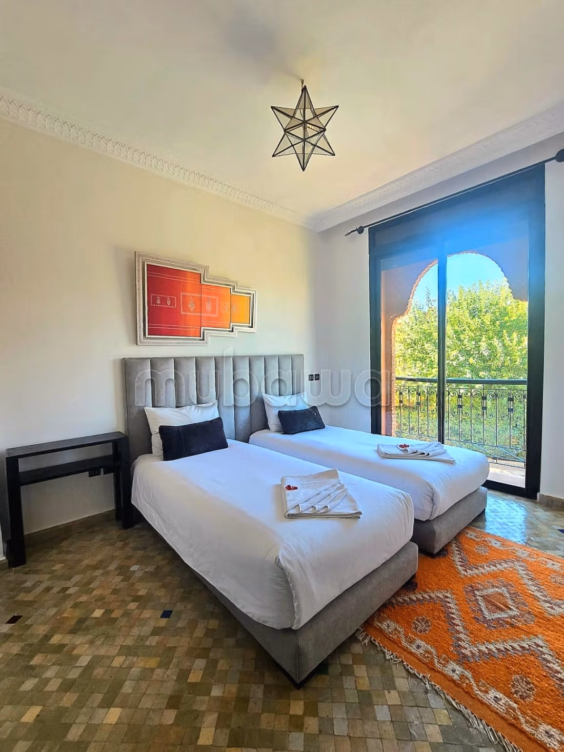 Somptueuse villa à louer à Route de Ouarzazate.
Surface totale 310 m².
Bien meublé