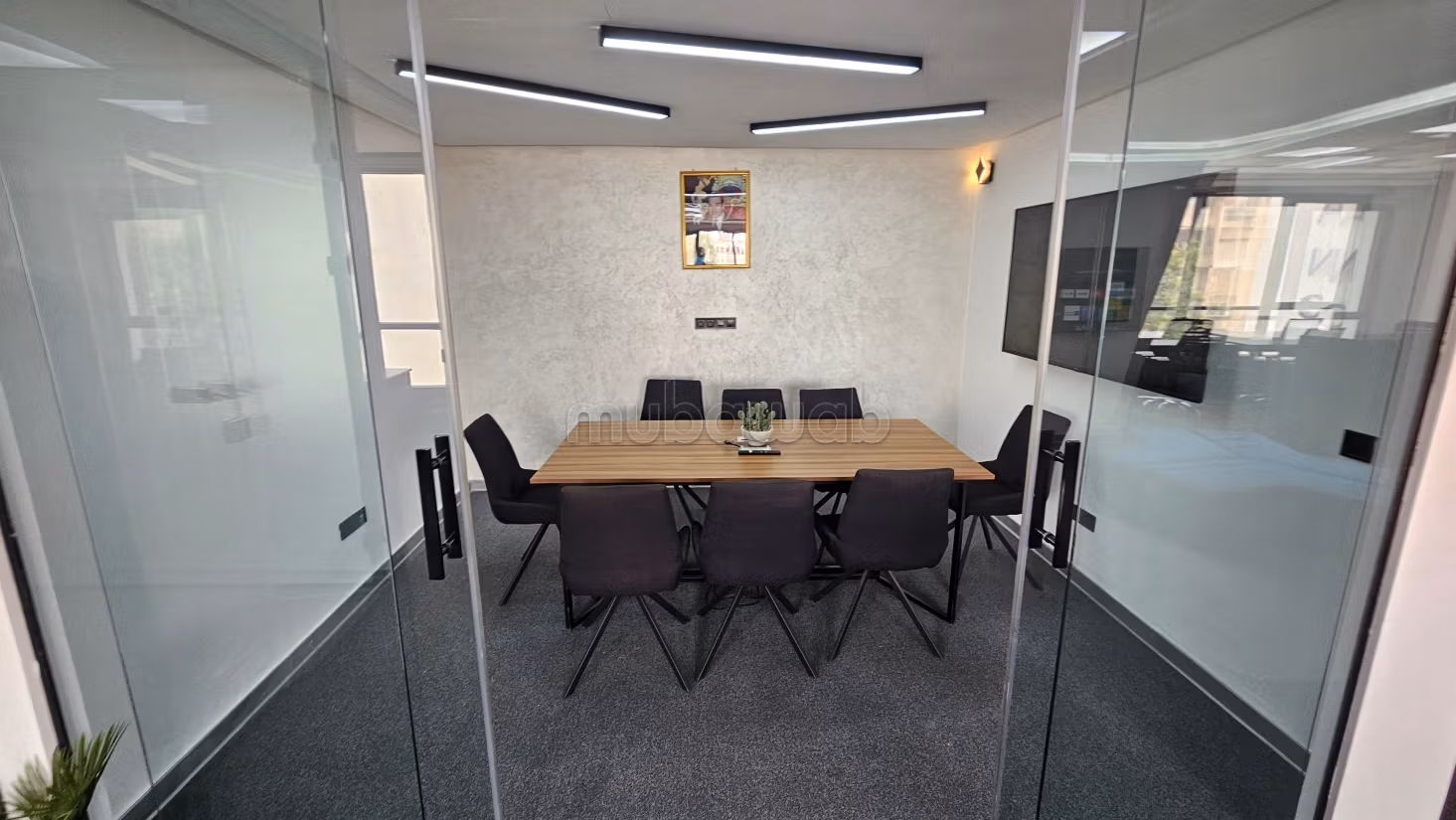 Top Etage gemeubeld kantoor van 120 m² in Sidi Maarouf