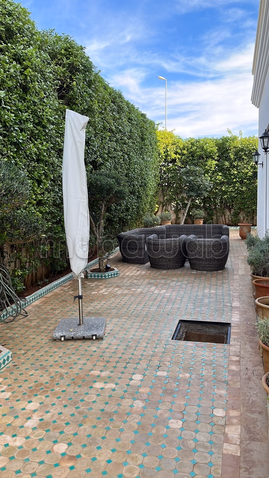Vente villa piscine jardin dar bouazza casablanca