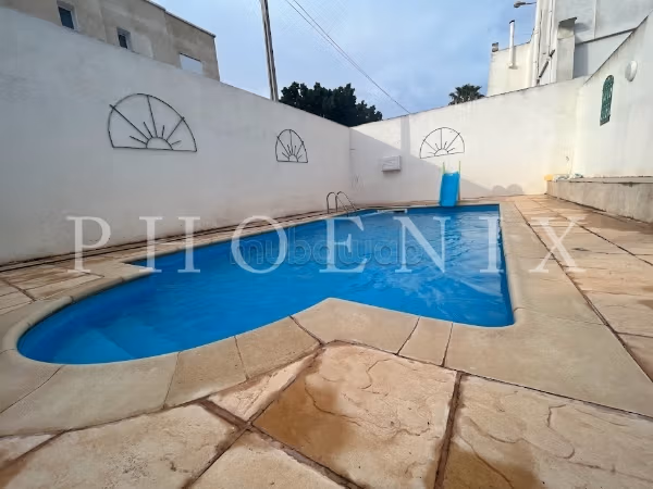 Villa S4 avec piscine à La Marsa