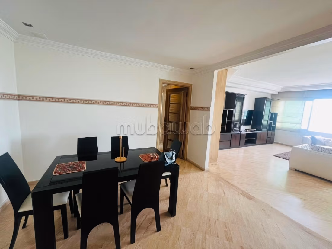 Bel Appartement en location meublée à Palmier.
Surface totale 160 m².
Meublé — 3