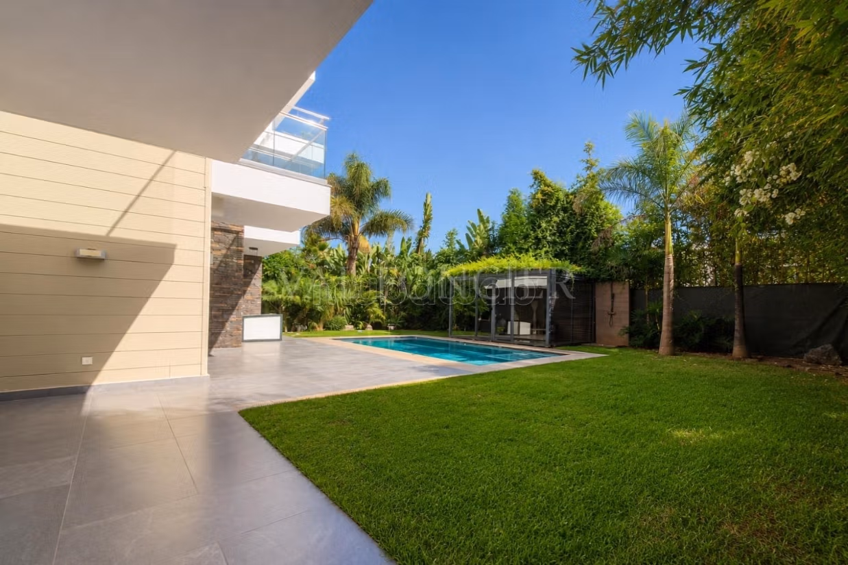 Vente Appartement Rez de Jardin 530m2 3Chambres avec Piscine Ville Verte, Bouskoura