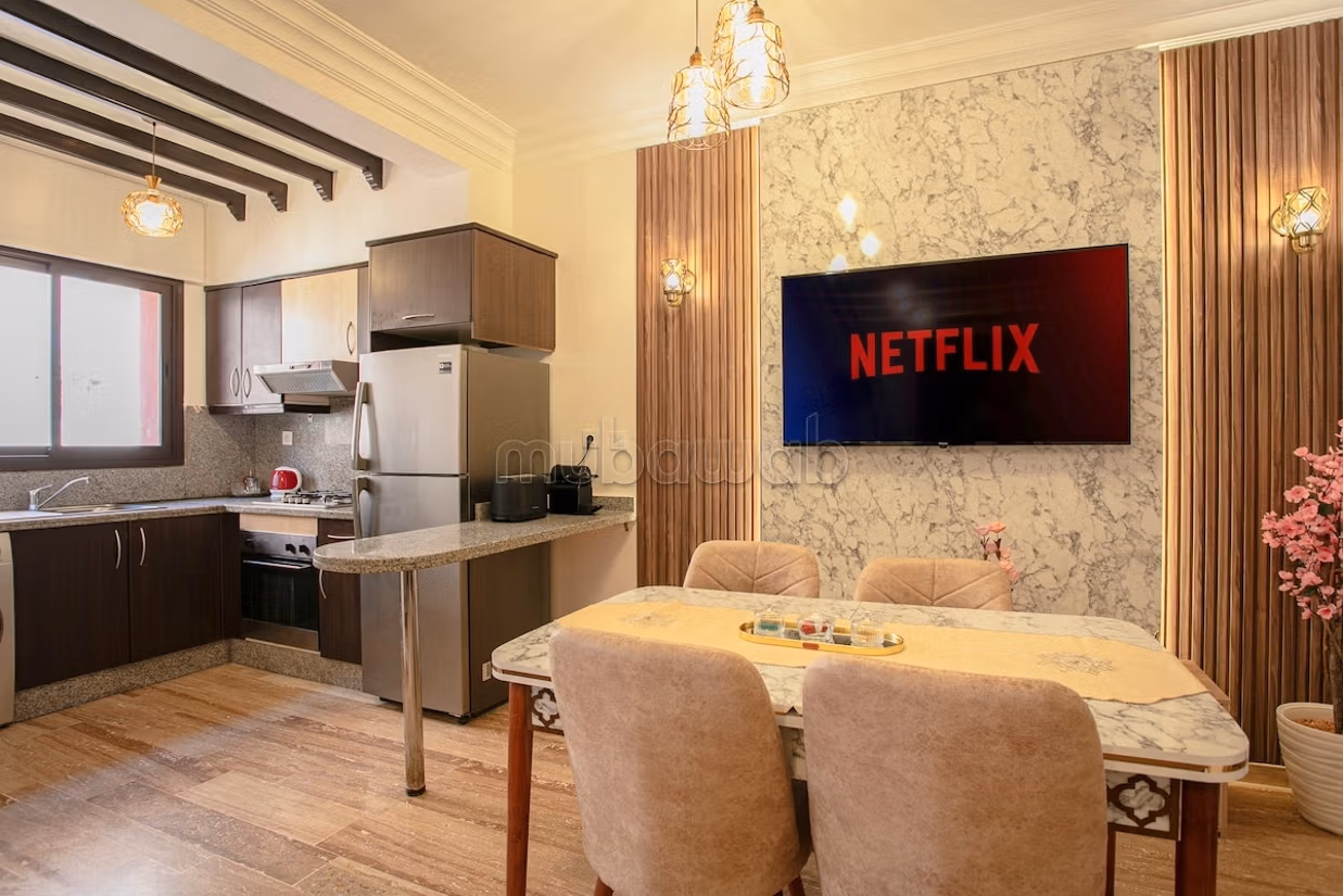Bel Appartement meublé avec terrasse plein Guéliz — 4