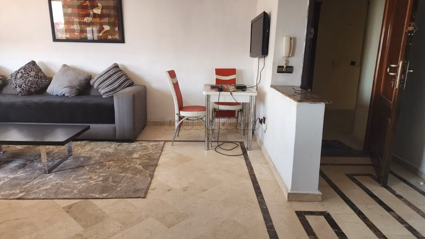 Joli appartement Meublé à Louer –Guéliz Marrakech — 3