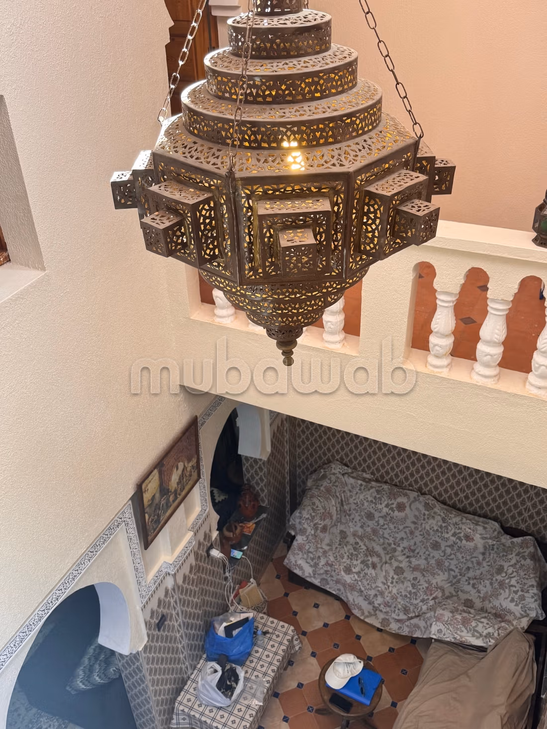 Vente d'un superbe riad à Ben Saleh. 
4 chambres agréables. 
Bien meublé