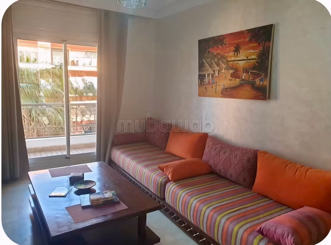 Magnifique Appartement 50 m² à vendre à Guéliz. 1 belle chambre. Meublé, résidence avec piscine — 4