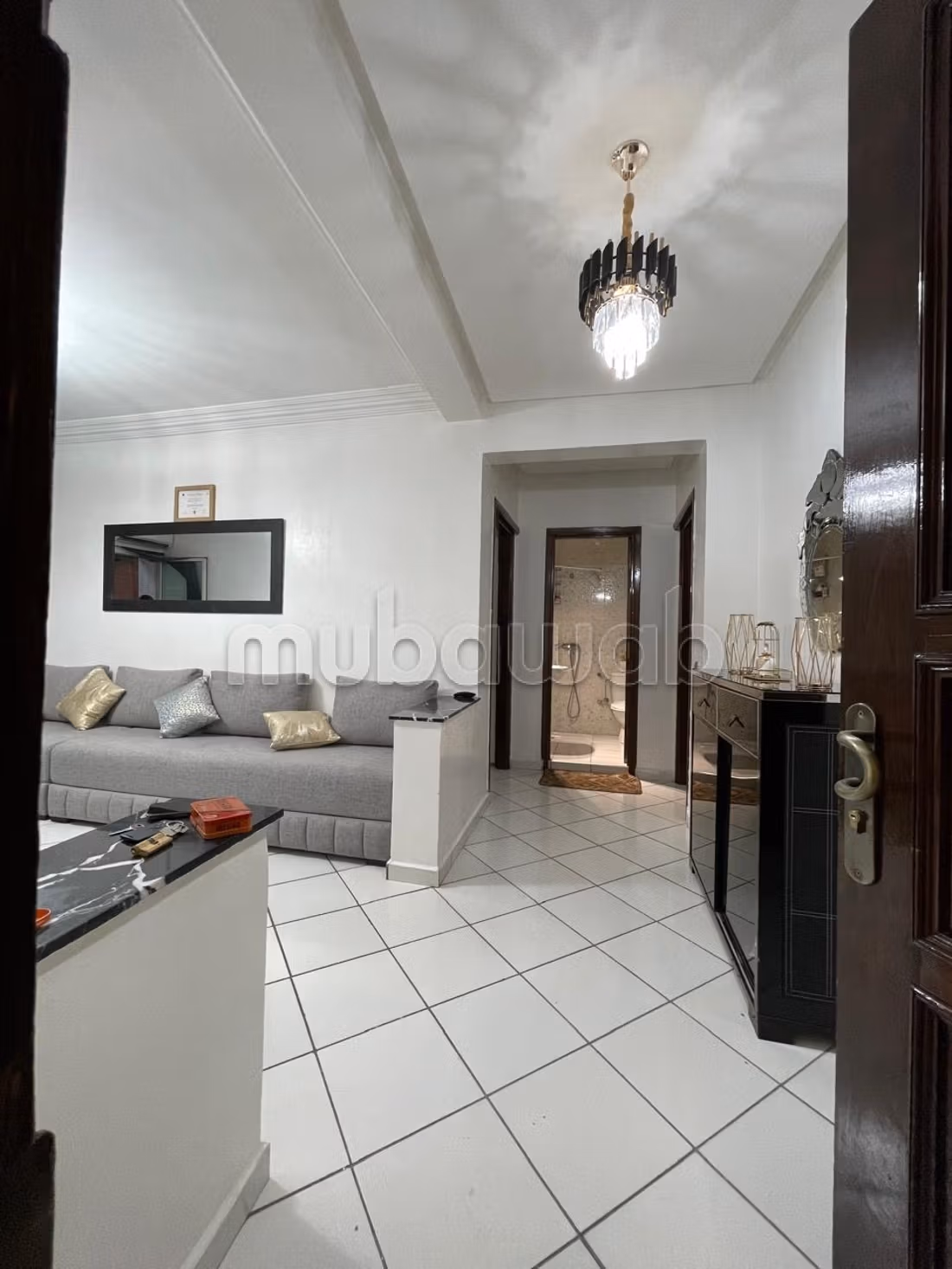 Location d'un appartement à Route Casablanca.
Surface totale 76 m².
Meublé — 5