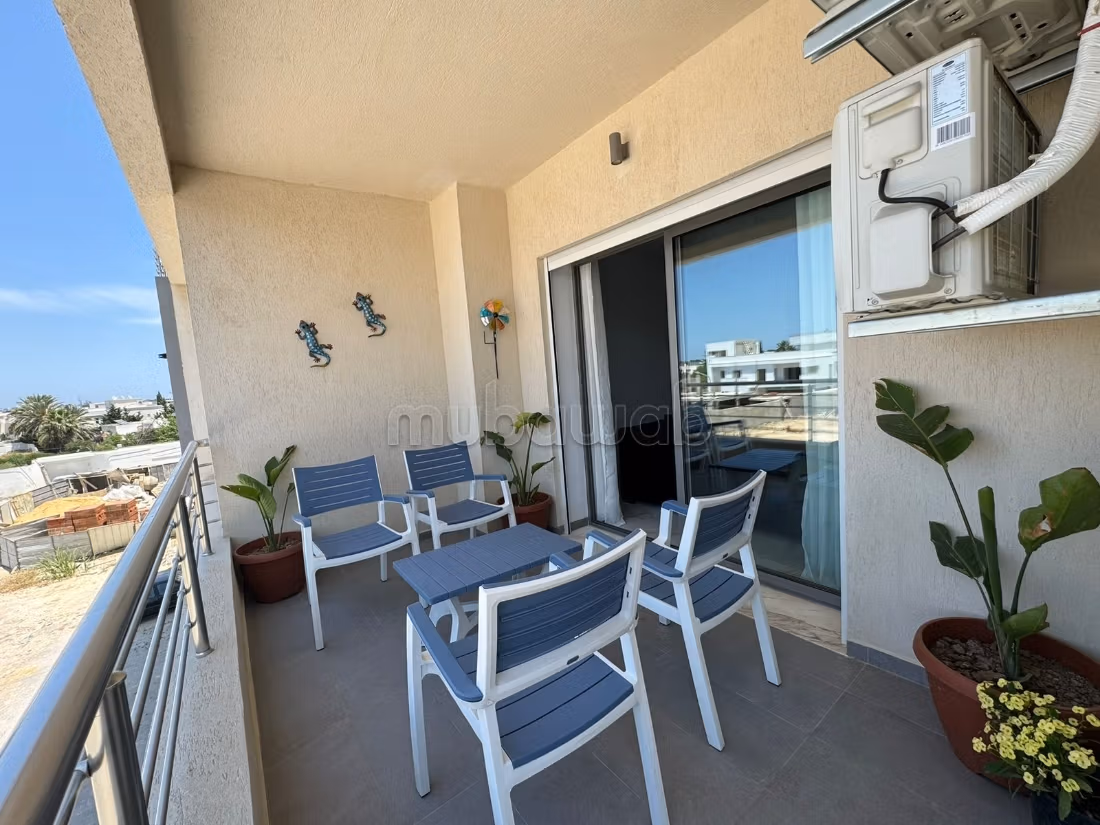 Superbo appartamento in affitto a Les Jardins de Carthage. 2 camere da letto. Arredato