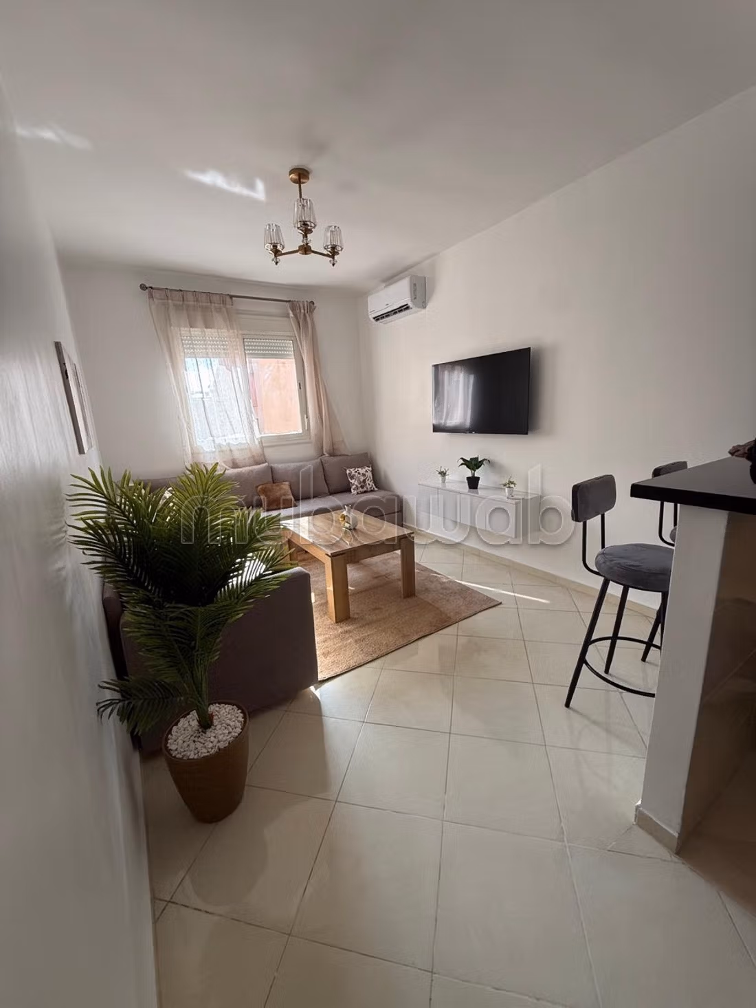 Appartement neuf meublé 2 chambres salon à louer
