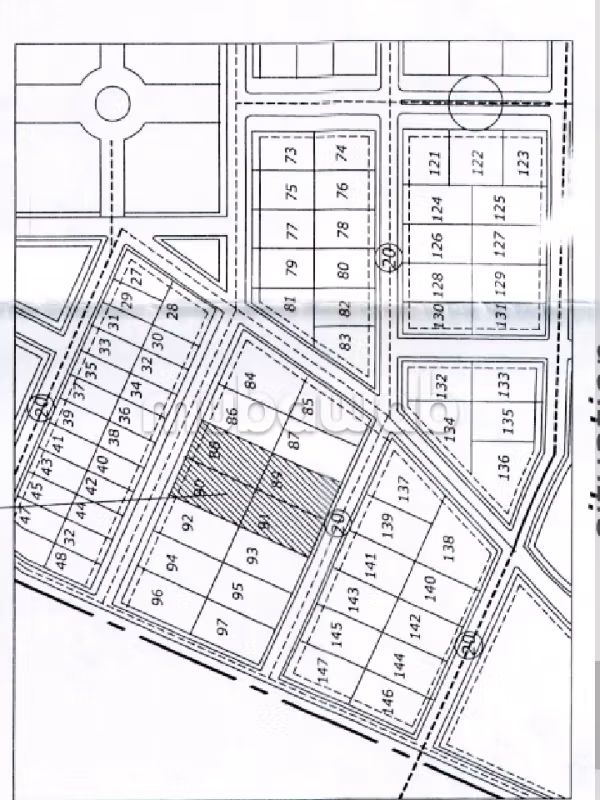 Bellissimo terreno in vendita a Bouskoura. Superficie di 1700 m²