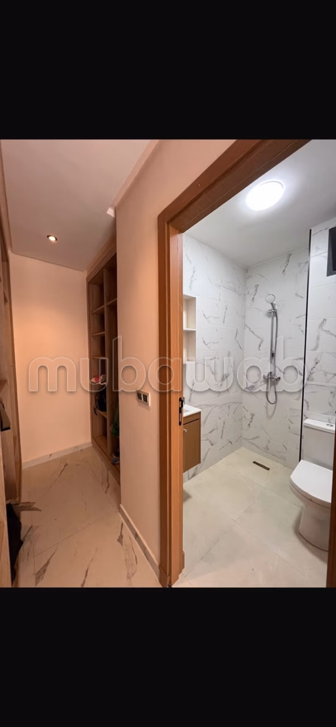 Offices for rent in Riad Oulad Mtaa. Total area 90 m². Security door and double glazing system.
