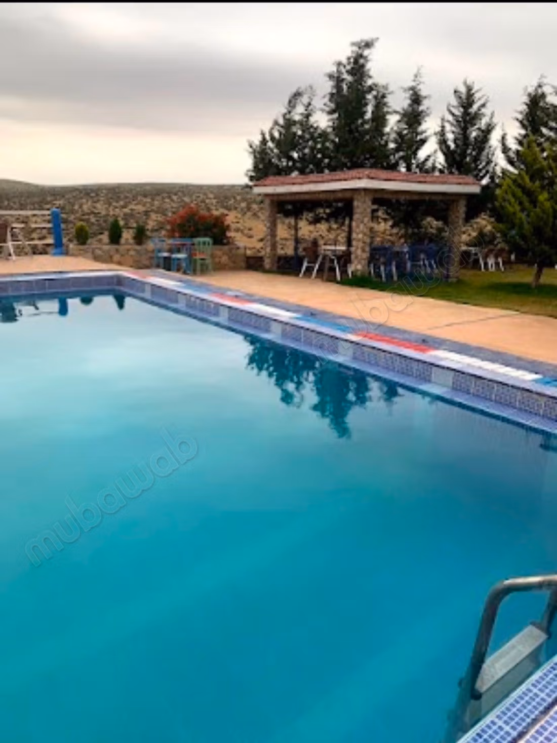 Progetto turistico con Caffè, Villa & Piscina