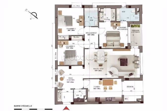 A vendre: magnifique S3 à Ain Zaghouan Nord