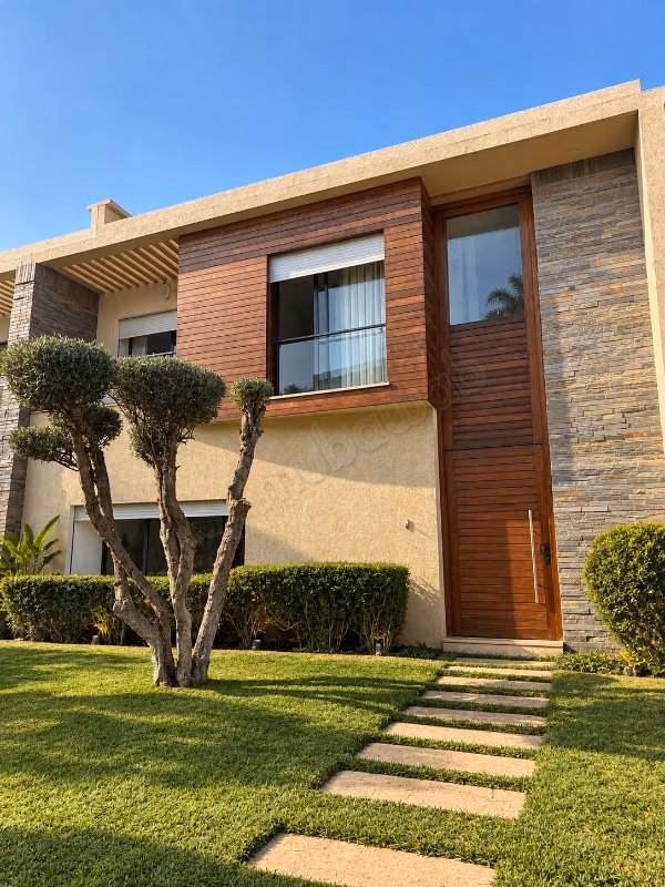 Vente villa de luxe à Dar Bouazza. 3 pièces. Meublé