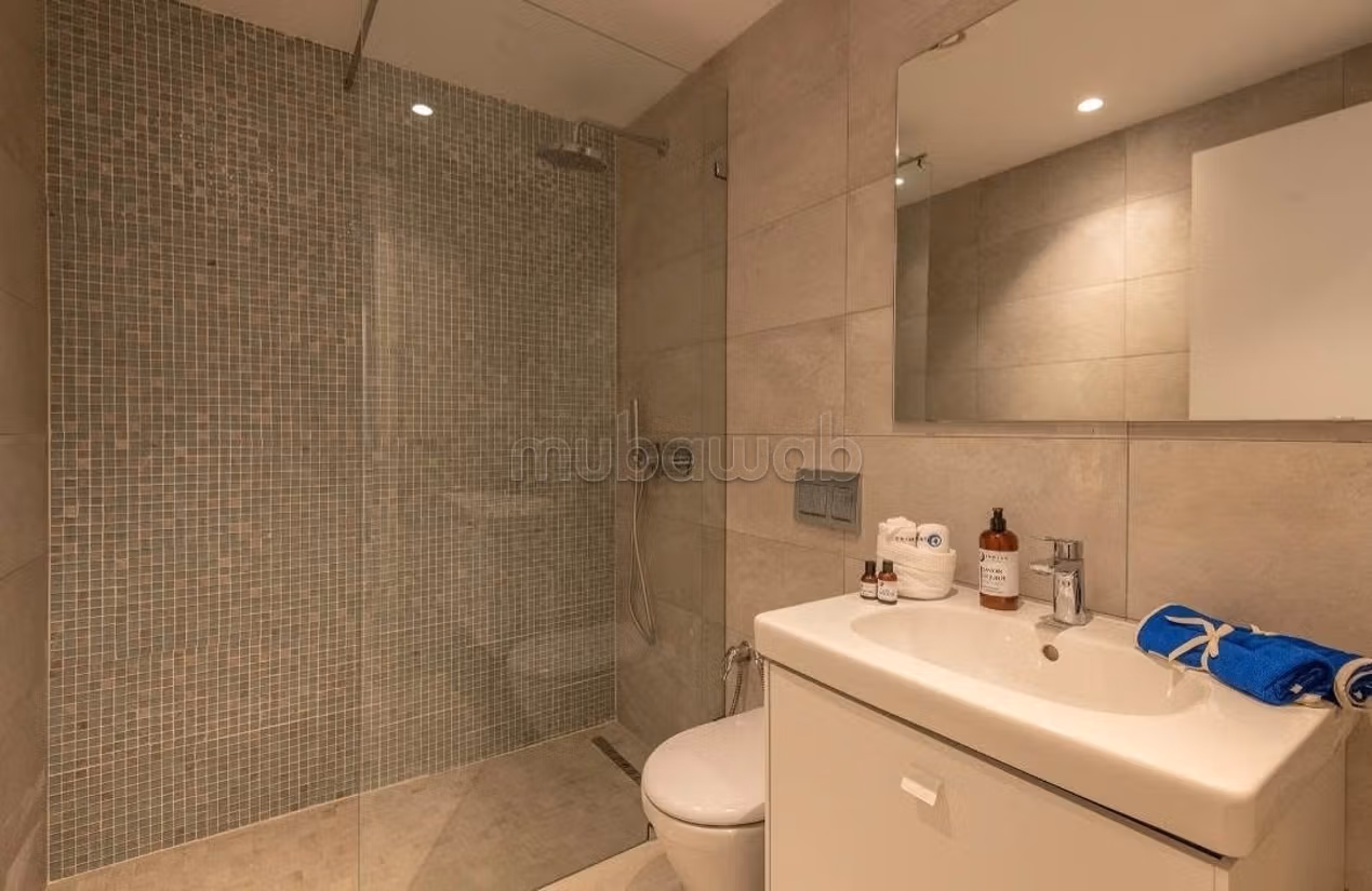 Bell'appartamento arredato in affitto all'ingresso di Marsa. Superficie di 85 m². Ben arredato, moderno