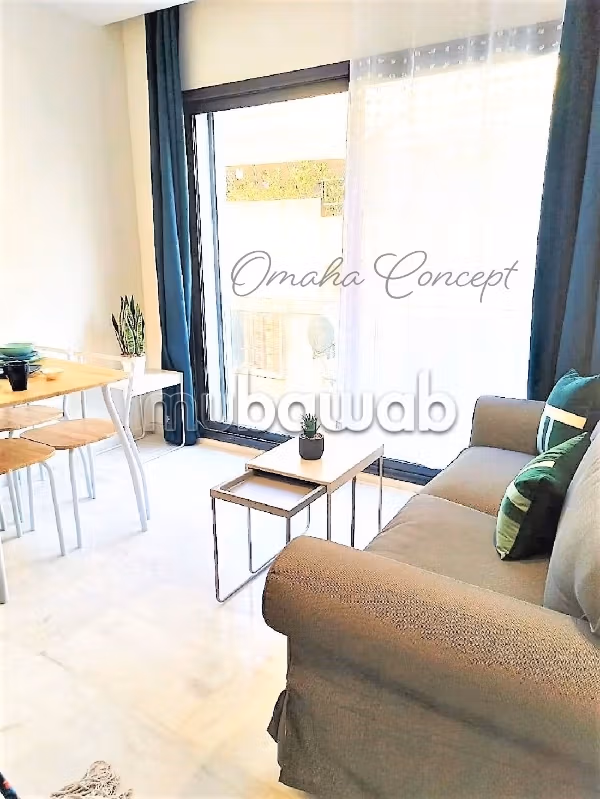 Monolocale arredato al 3° piano 40m2 con aria condizionata a Maarif