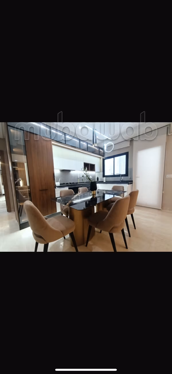 Superbe appartement meublé à louer à Les Jardins de Carthage. 2 belles chambres. Meublé