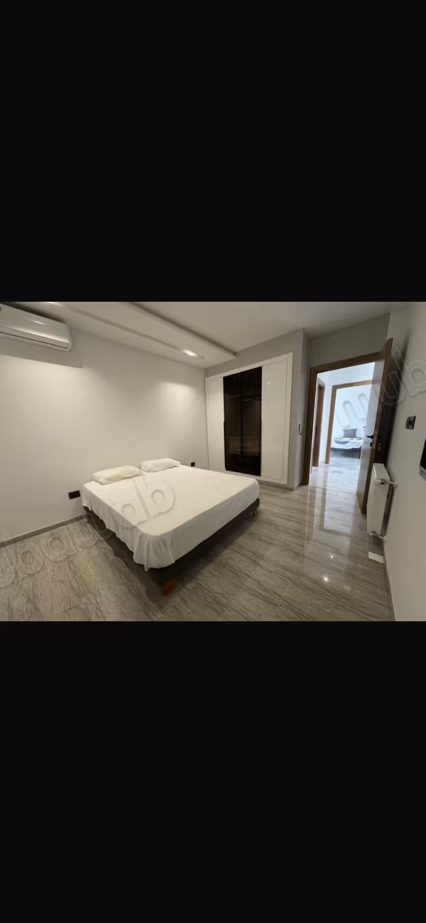 Location d'un appartement à Ain Zaghouan Nord. 2 chambres. Meublé