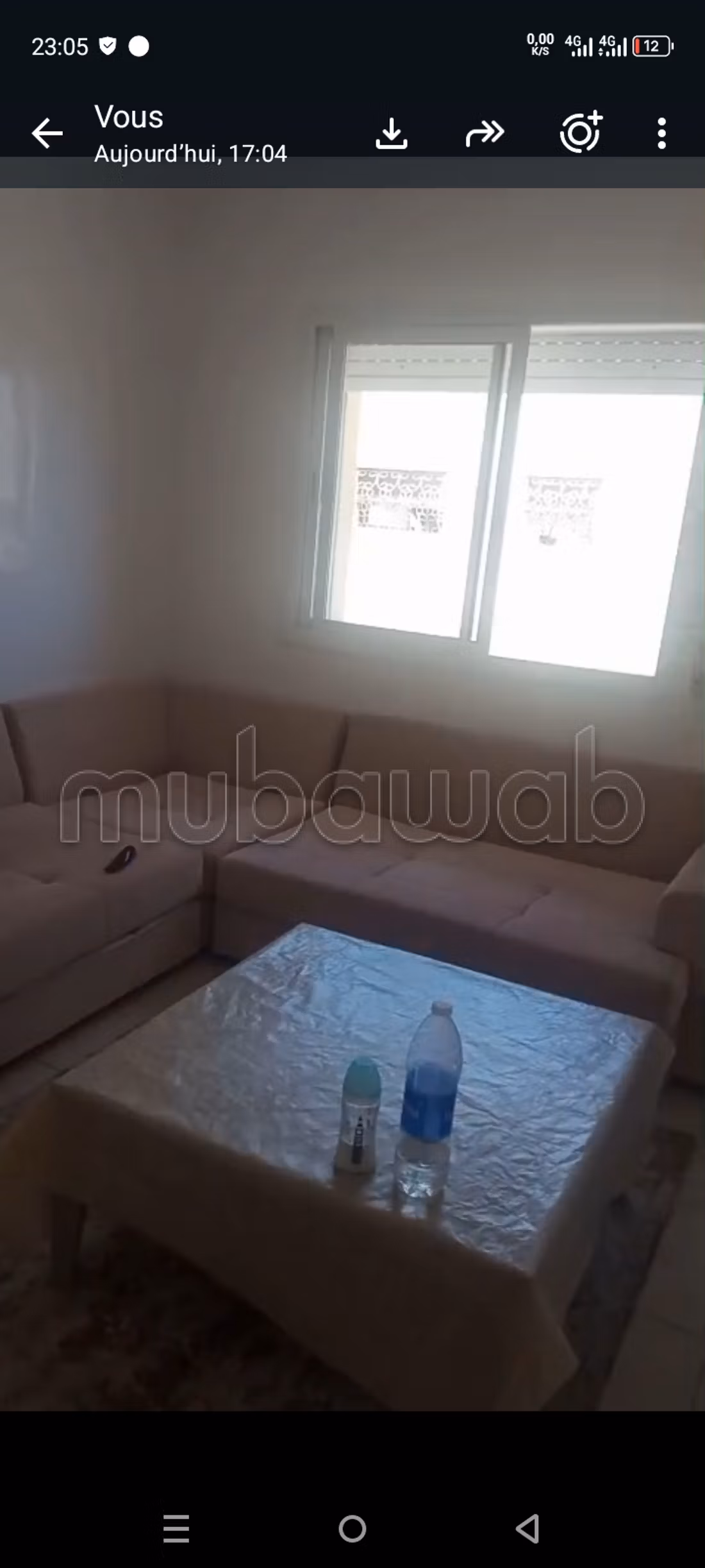 Superbe appartement à vendre à Mesnana. 
Superficie 58 m². 
Antenne parabolique, résidence sécurisée