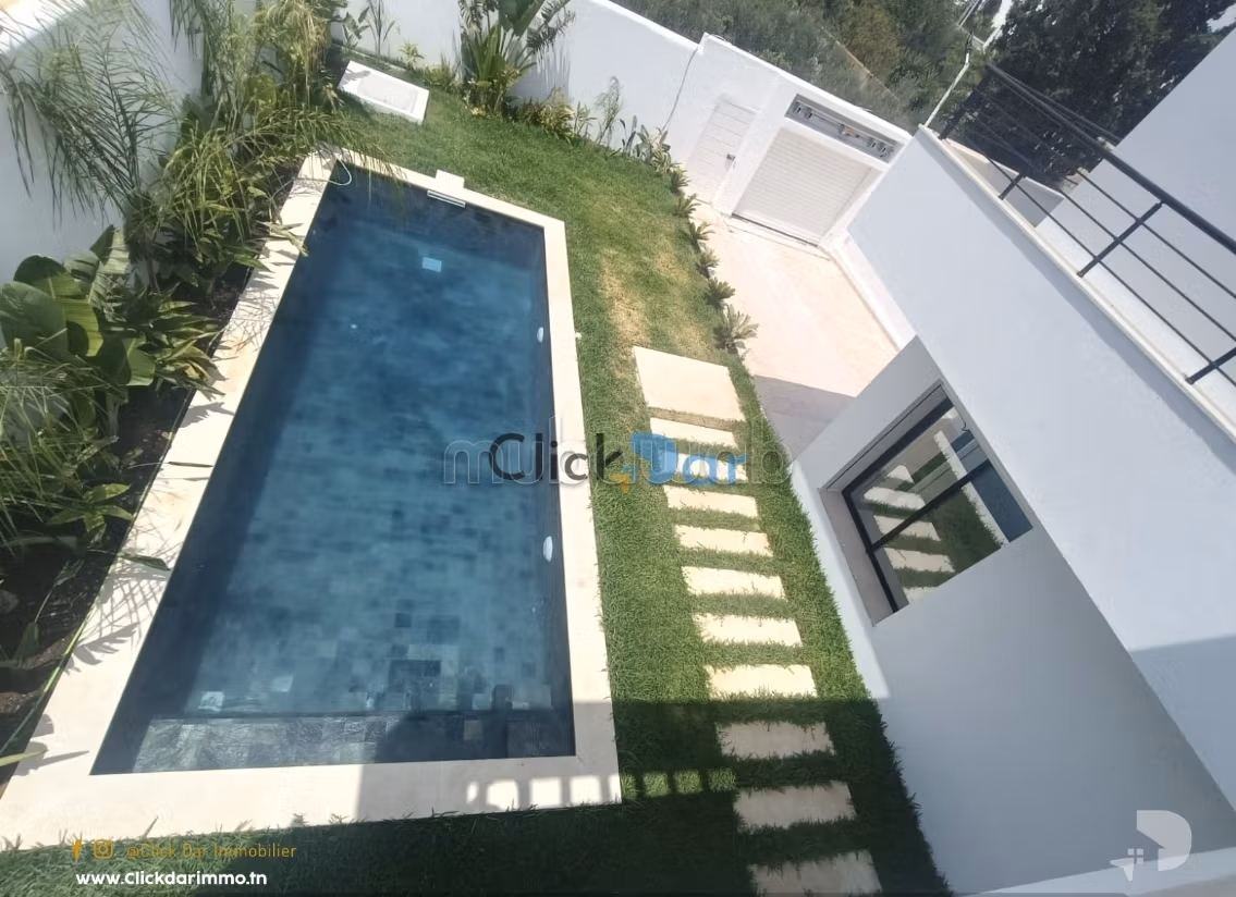 Villa piscine s4 vente Hammamet