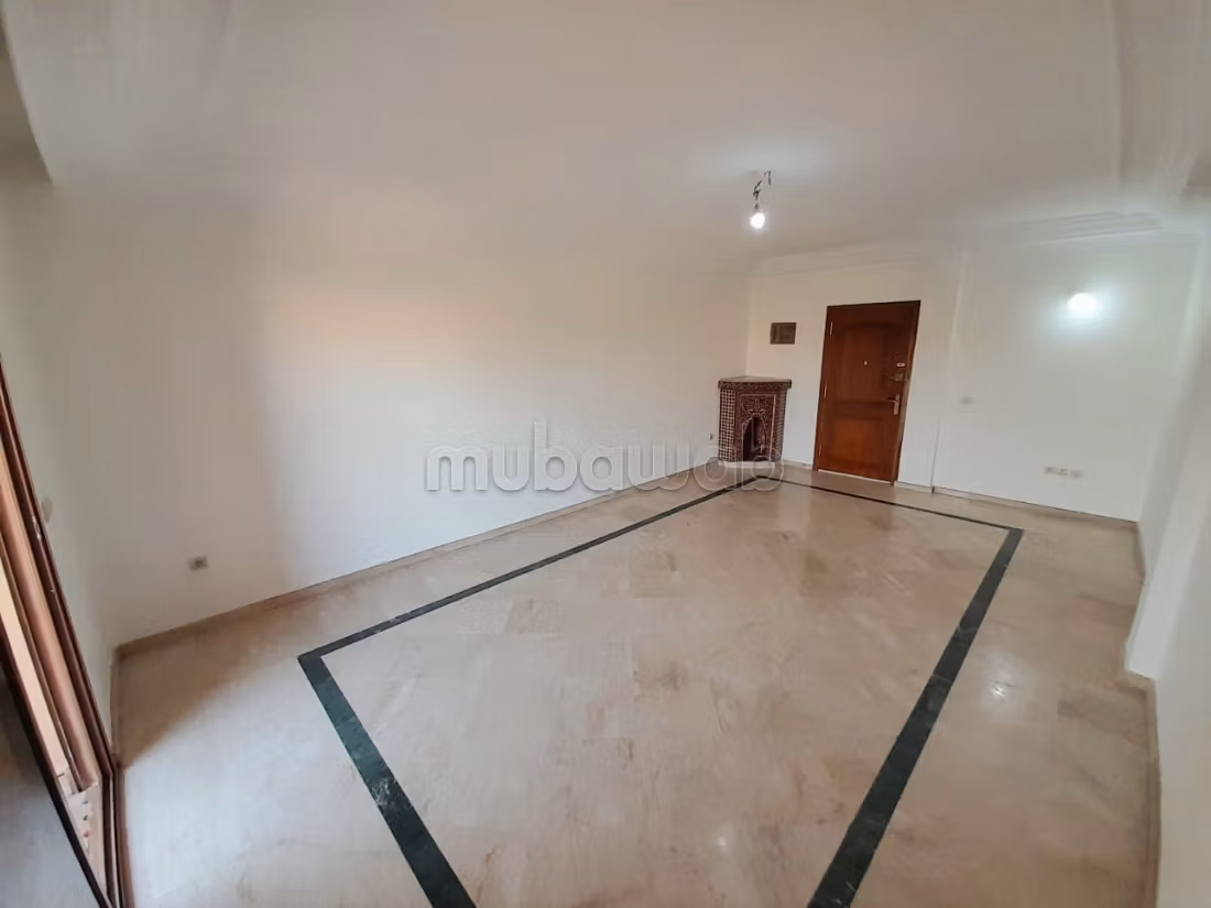 Spacious empty apartment with 2 bedrooms and living room for rent