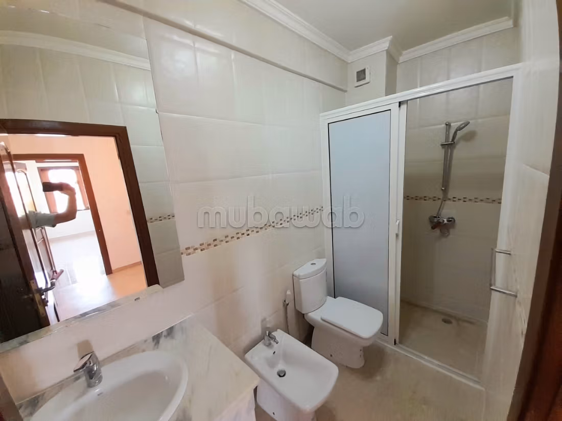 Spacious empty apartment with 2 bedrooms and living room for rent