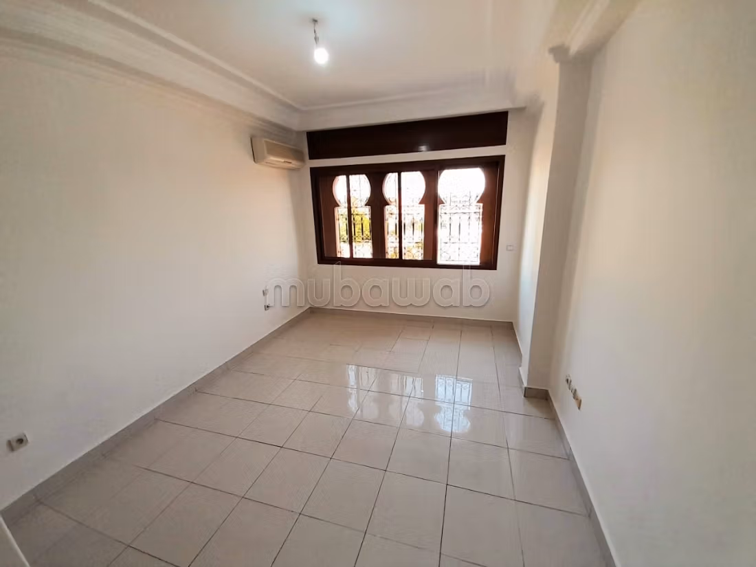 Spacious empty apartment with 2 bedrooms and living room for rent