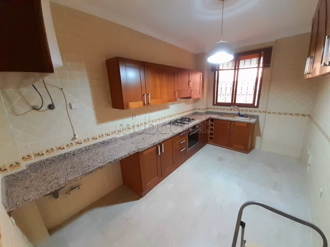 Spacious empty apartment with 2 bedrooms and living room for rent