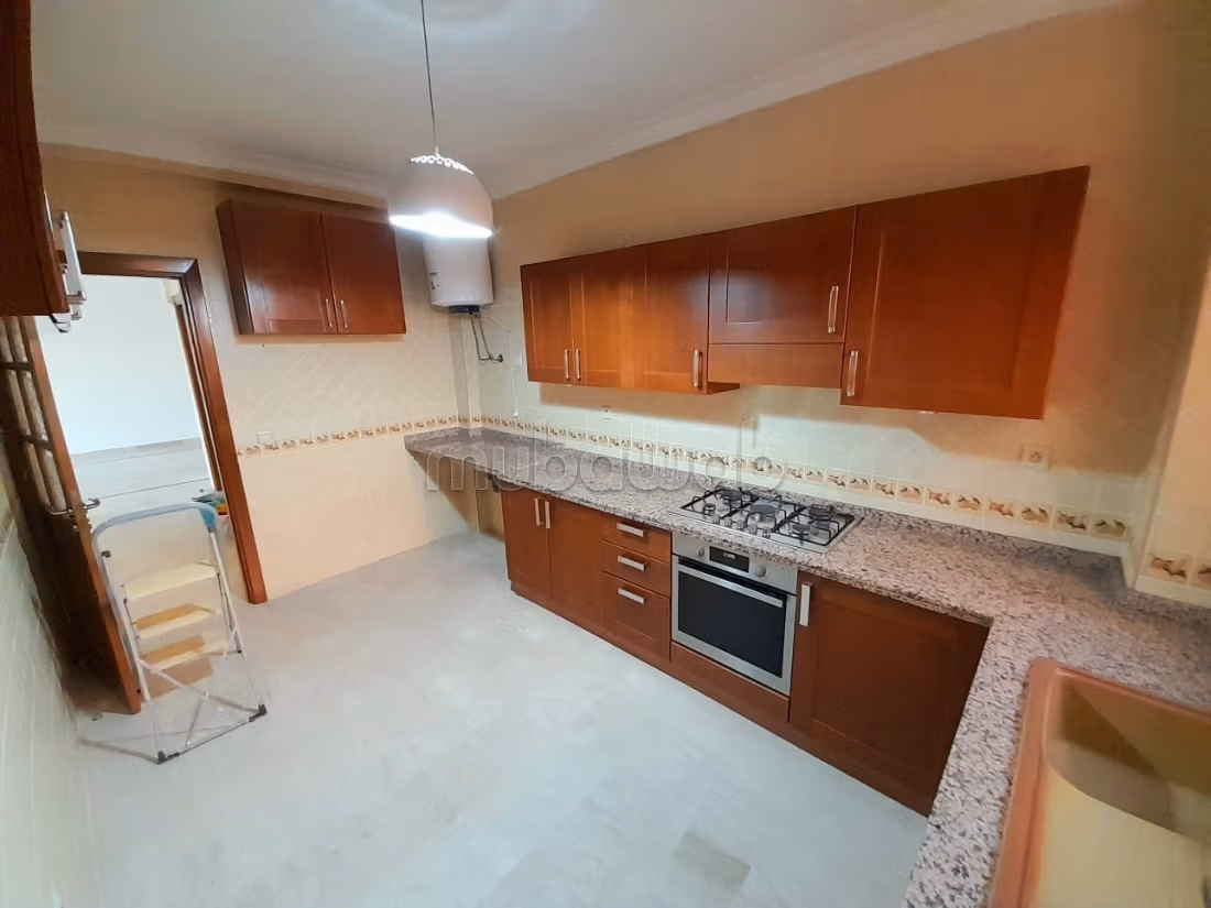Spacious empty apartment with 2 bedrooms and living room for rent